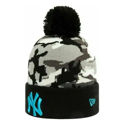 New York Yankees MLB Camo Crown Grey Camo/Blue Sapka