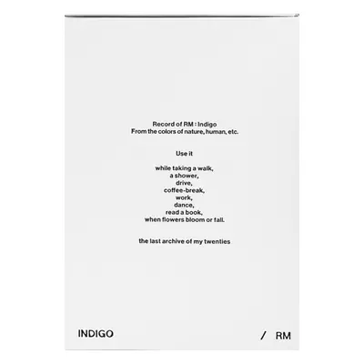 RM - Indigo (Book Edition) (CD)