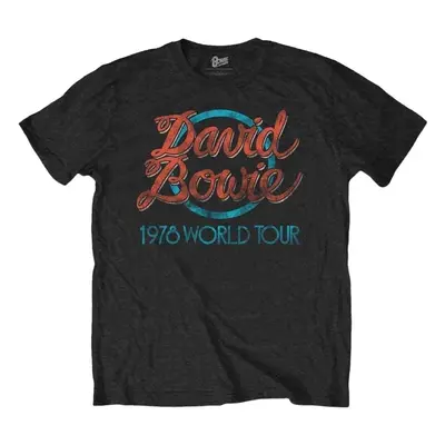 David Bowie Ing World Tour Unisex Black