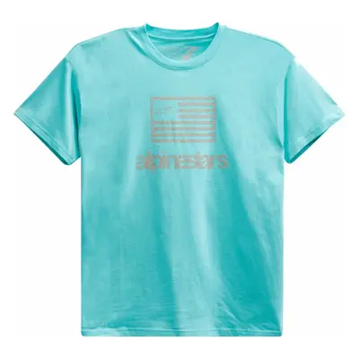 Alpinestars Flag Tee Light Aqua Horgászpóló