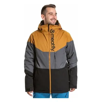 Meatfly Hoax Premium SNB & Ski Jacket Wood/Dark Grey/Black Síkabát