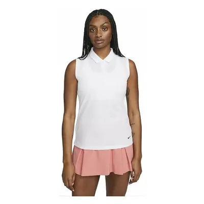 Nike Dri-Fit Victory Womens Sleeveless Golf White/Black Rövid ujjú póló