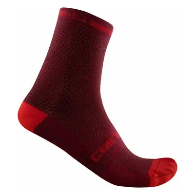 Castelli Superleggera T Sock Bordeaux L/XL Kerékpáros zoknik