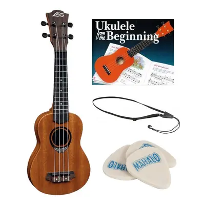 LAG TKU110S SET Natural Satin Szoprán ukulele