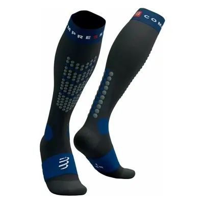 Compressport Alpine Ski Full Black/Estate Blue T2 Futózoknik