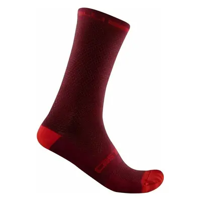 Castelli Superleggera T Sock Bordeaux S/M Kerékpáros zoknik