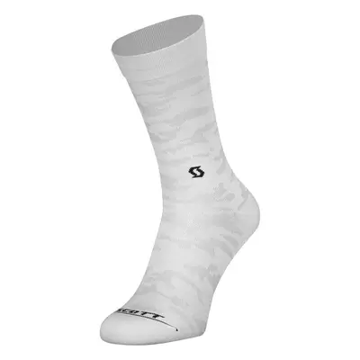 Scott Sock Trail Camo Crew Black-White Futózoknik