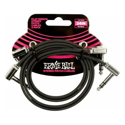 Ernie Ball Flat Ribbon Stereo Patch Cable cm Pipa - Pipa Patch kábel