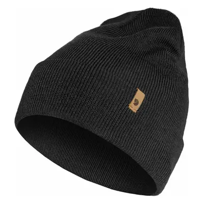 Fjällräven Classic Knit Hat Black Téli sapka