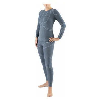 Viking Lana Pro Merino Lady Set Base Layer Dark Grey Termikus fehérnemű