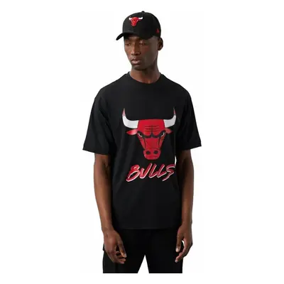 Chicago Bulls NBA Script Mesh Black/Red Pulóver