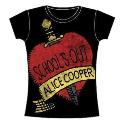 Alice Cooper Ing School's Out Womens Black