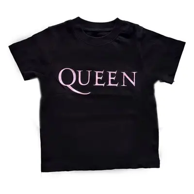 Queen Ing Pink Logo Kids Black