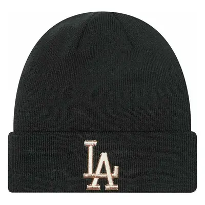 Los Angeles Dodgers MLB Metallic Logo Black Sapka