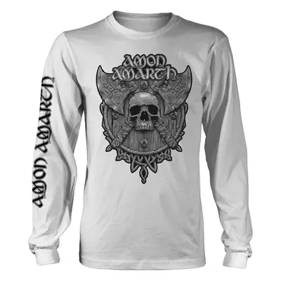 Amon Amarth Ing Grey Skull White