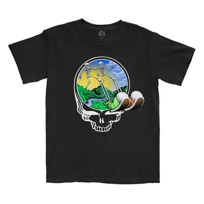 Grateful Dead Ing Skeles Stepping Unisex Black