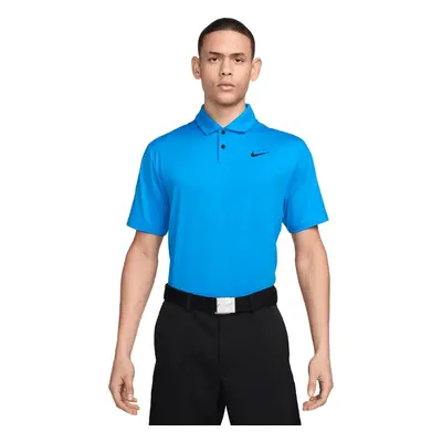 Nike Dri-Fit Tour Solid Mens Light Photo Blue/Black Rövid ujjú póló