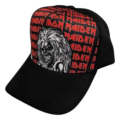 Iron Maiden Sapka Eddie Logo Repeat Black