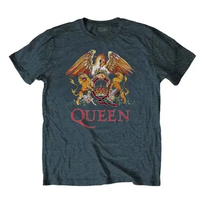 Queen Ing Classic Crest Unisex Heather Blue