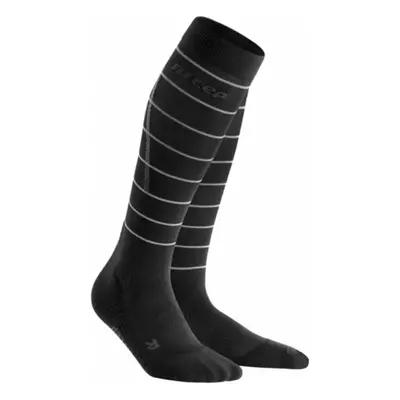 CEP Compression Tall Reflective Black II Futózoknik