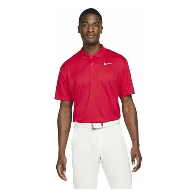 Nike Dri-Fit Victory Mens Golf Red/White Rövid ujjú póló