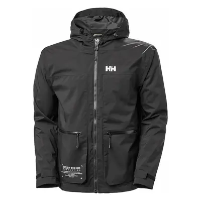 Helly Hansen Men's Move Hooded Rain Dzseki Black