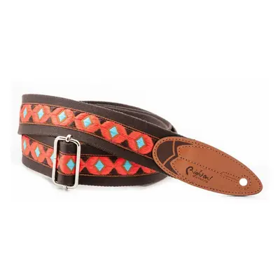 RightOnStraps Surf Textil gitár heveder Shorey Brown