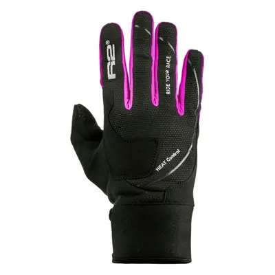 R2 Blizzard Gloves Black/Neon Pink Síkesztyű