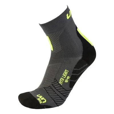 UYN Cycling MTB Anthracite/Fluo Yellow 35/38 Kerékpáros zoknik