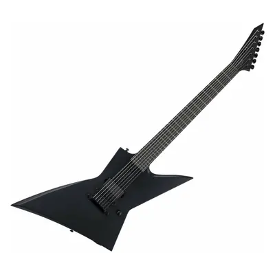 ESP LTD EX-7 Baritone Black Satin Elektromos gitár