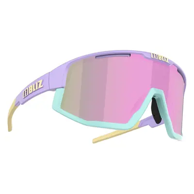 Bliz Fusion Small Matt Pastel Purple/Brown w Pink Multi Kerékpáros szemüveg