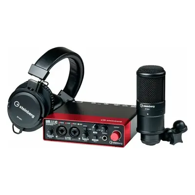 Steinberg UR22C Recording Pack Red USB Audio interfész