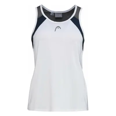 Head Club Jacob Tank Top Women White/Dark Blue Teniszpóló