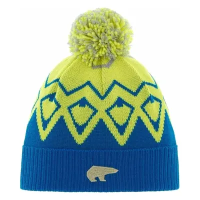 Eisbär Ziggy OS Pompon Beanie Bugatti/Ligt Yellow/Grey Sapka