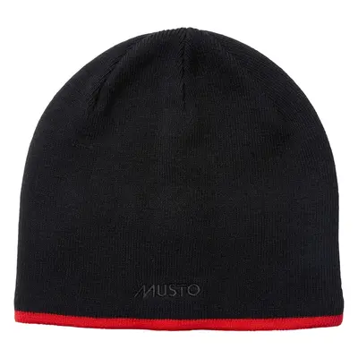 Musto Knitted Beanie Sapka Black