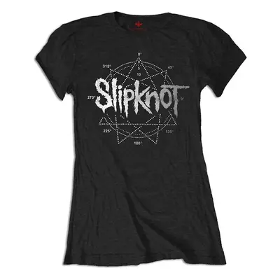 Slipknot Ing Logo Star Womens Black