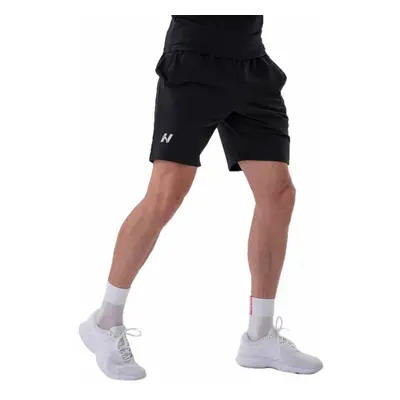 Nebbia Relaxed-fit Shorts with Side Pockets Black Fitness nadrág