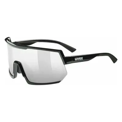 UVEX Sportstyle Black/Silver Mirrored Kerékpáros szemüveg