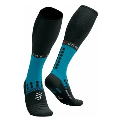 Compressport Full Winter Run Mosaic Blue/Black T1 Futózoknik