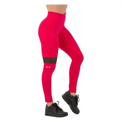 Nebbia Sporty Smart Pocket High-Waist Leggings Pink Fitness nadrág