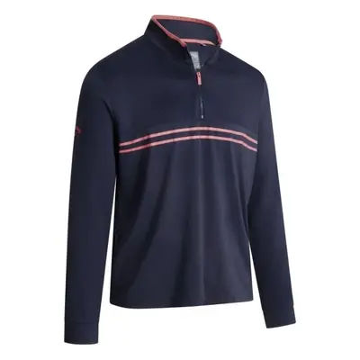 Callaway Textured Printed Peacoat Pulóver