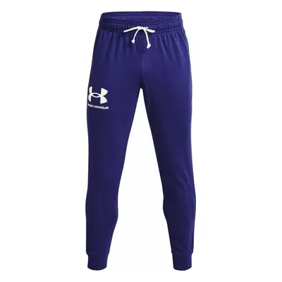 Under Armour Men's UA Rival Terry Joggers Sonar Blue/Onyx White Fitness nadrág