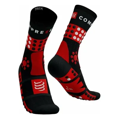 Compressport Trekking Black/Red/White T2 Futózoknik