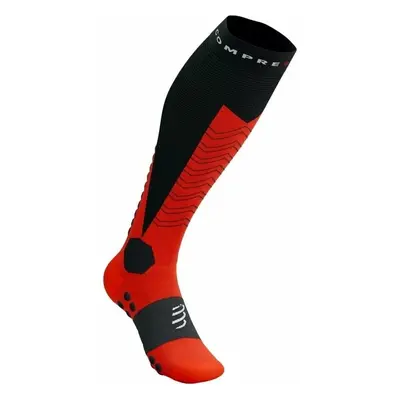 Compressport Ski Mountaineering Full Black/Red T1 Futózoknik