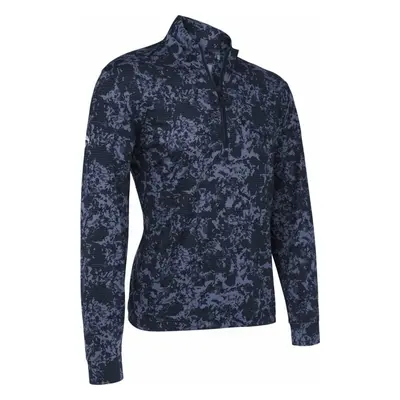 Callaway Camo Sun Protection 1/4 Zip Peacoat Pulóver