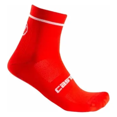 Castelli Entrata Sock Red S/M Kerékpáros zoknik