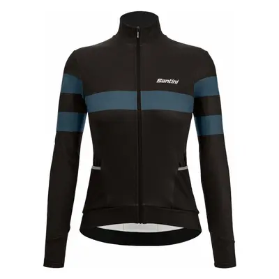 Santini Coral Bengal Long Sleeve Woman Kabát Nero