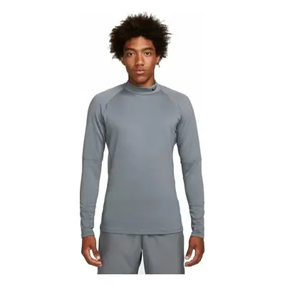 Nike Dri-Fit Warm Long-Sleeve Mock Smoke Grey/Black Termoruha