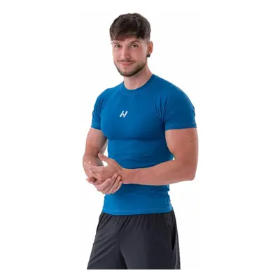 Nebbia Functional Slim-fit Blue Fitness póló