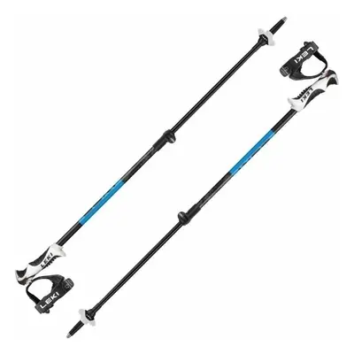 Leki Drifter Vario Black/Cyan/Dark Anthracite - cm Síbotok